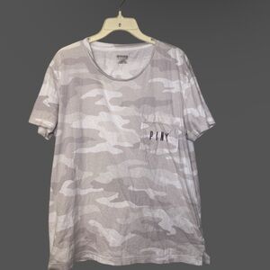 PINK Victoria's Secret Camo campus T